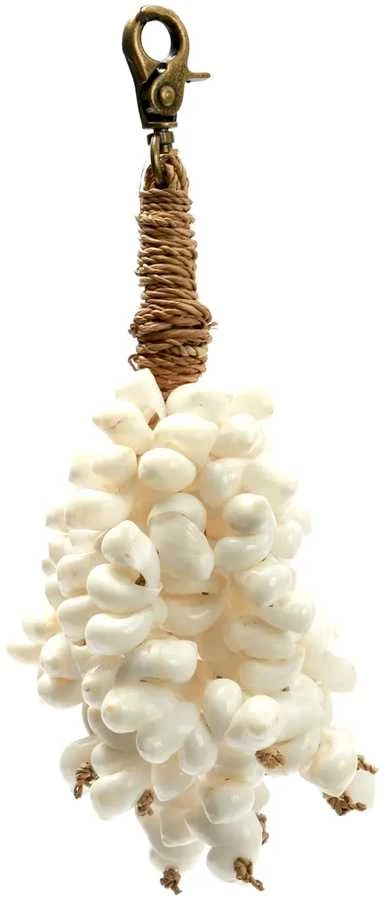 Bazaar Raktų pakabukas, Kai Shell, 0,1x0,1x0,2 m, Balta