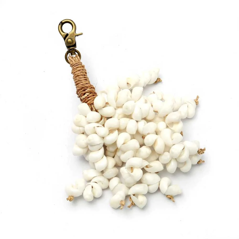 Bazaar Raktų pakabukas, Kai Shell, 0,1x0,1x0,2 m, Balta