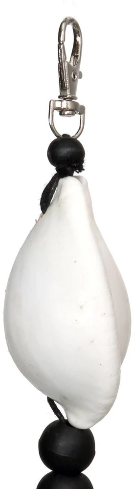Bazaar Raktų pakabukas, Togian, 0,04x0,25x0,03 m, Juoda Balta