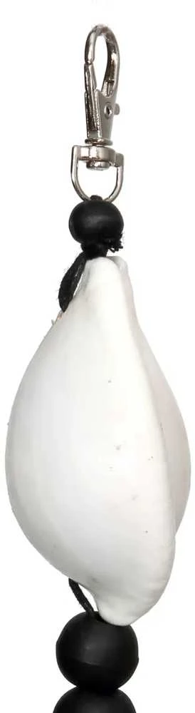 Bazaar Raktų pakabukas, Togian, 0,04x0,25x0,03 m, Juoda Balta