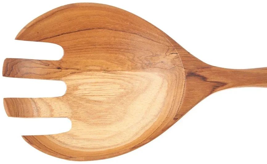 Bazaar Salotų šakutė 2x26x2 cm natūrali tikmedžio mediena