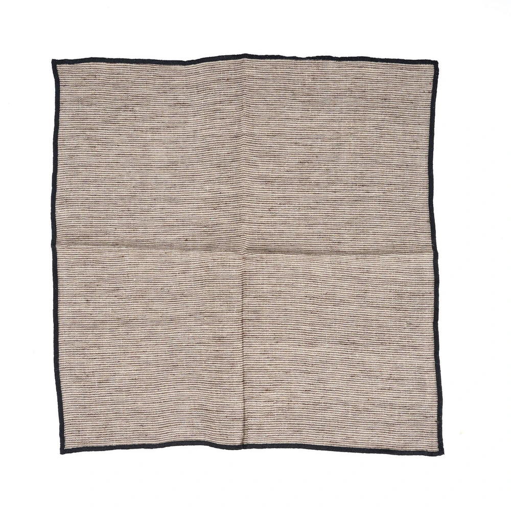 Bazaar Servetėlė 45x45 cm Juoda Linas
