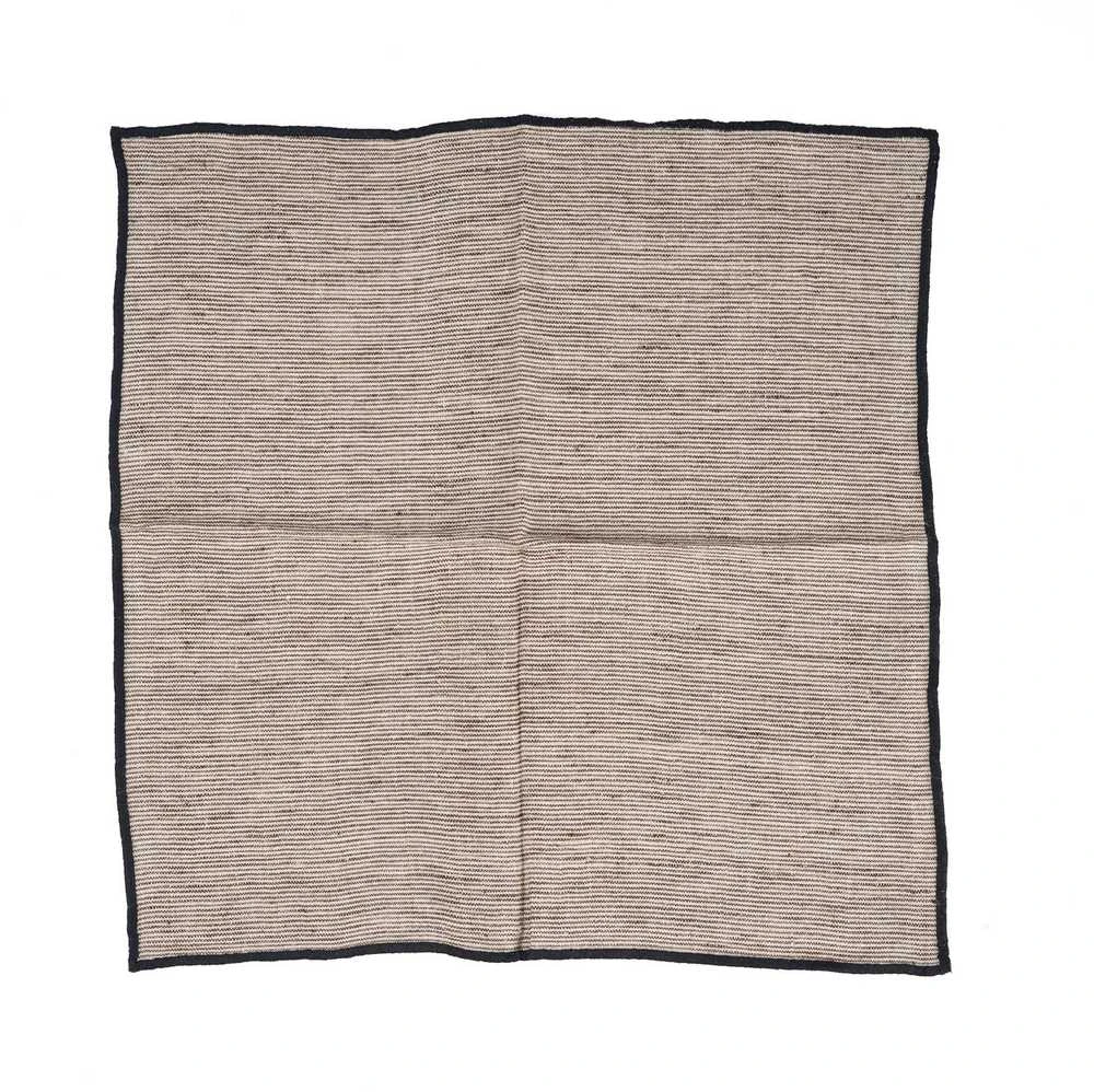 Bazaar Servetėlė 45x45 cm Juoda Linas