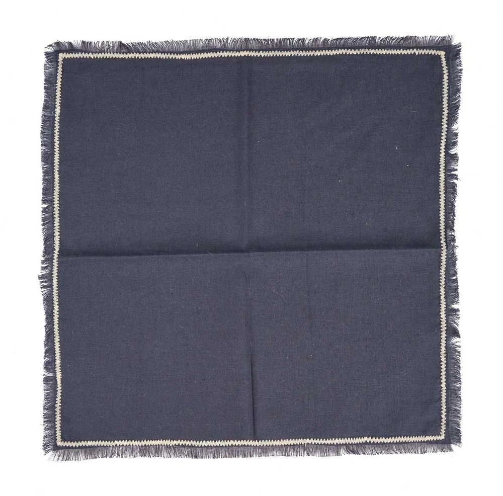 Bazaar Servetėlė 45x45x2 cm Juoda Linas