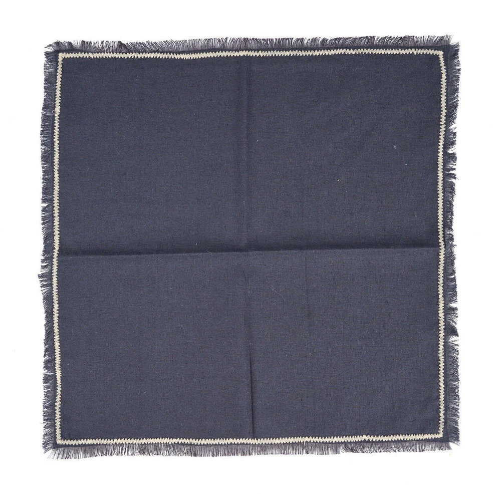 Bazaar Servetėlė 45x45x2 cm Juoda Linas