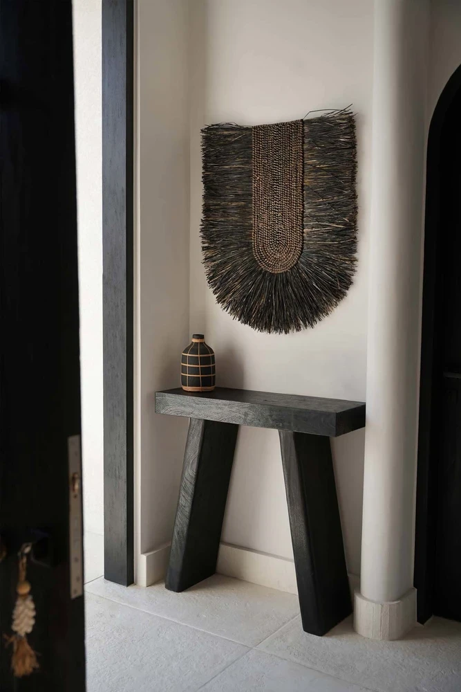 Bazaar Sienų dekoracija 5x74x87 cm juoda žolė