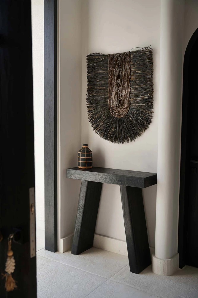 Bazaar Sienų dekoracija 5x74x87 cm juoda žolė