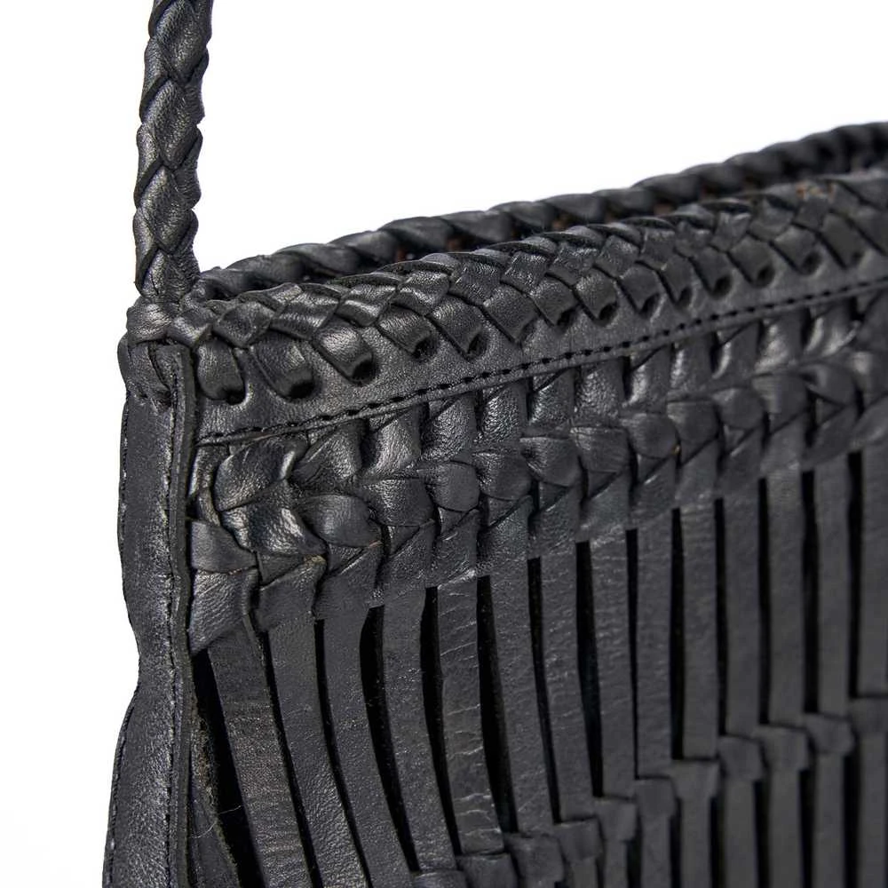 Bazaar Sling krepšys 4x20x77 cm juoda oda