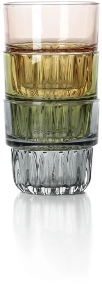 Bazaar Taurė 8,3x8,3x8 cm Žalia Perdirbtas stiklas