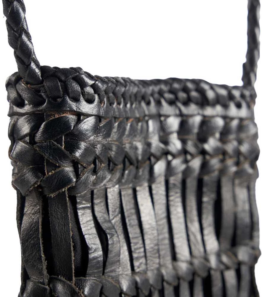 Bazaar Telefono dėklas, The Dial Diva, 4x20x77 cm, juoda, oda