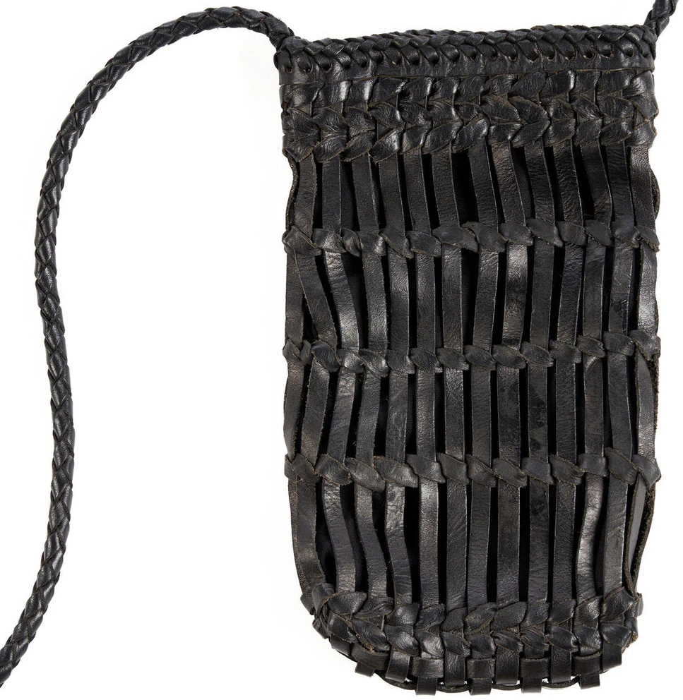 Bazaar Telefono dėklas, The Dial Diva, 4x20x77 cm, juoda, oda