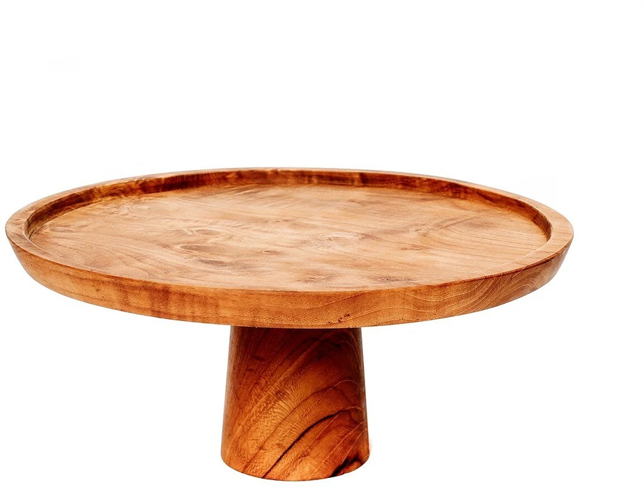 Bazaar Torto lėkštė, tika šaknys, 0,28x0,28x0,13 m, ruda