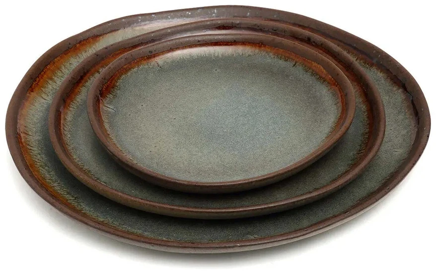 Bazaar Vakarienės lėkštė, 28x28x2,2 cm, įvairių spalvų, akmens keramika
