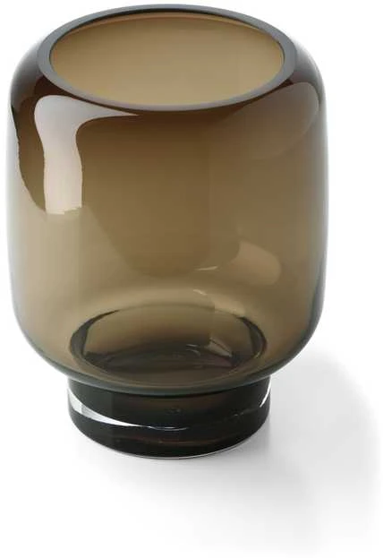 Bazaar Vaza 15.5x15.5x19.5 cm ruda stiklinė