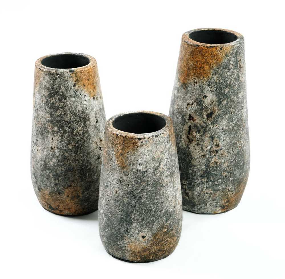 Bazaar Vaza, baugi, 0,14x0,14x0,31 m, senovinė pilka