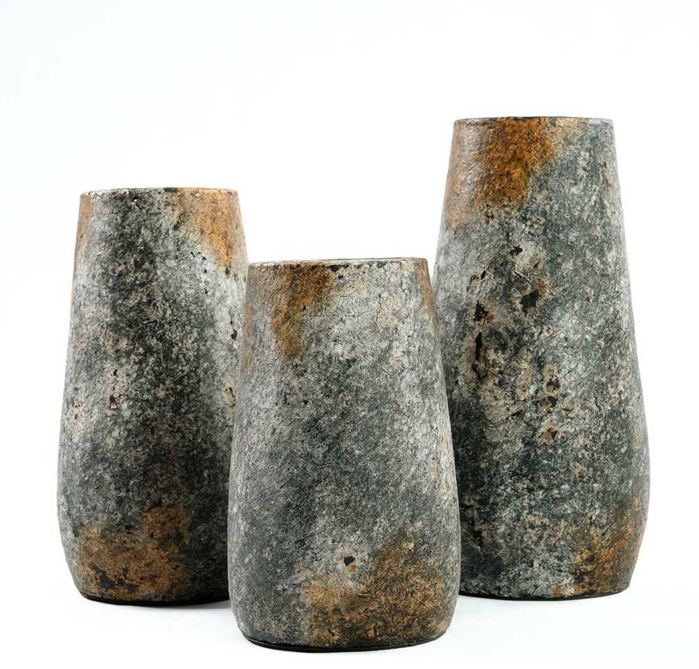 Bazaar Vaza, baugi, 0,14x0,14x0,31 m, senovinė pilka