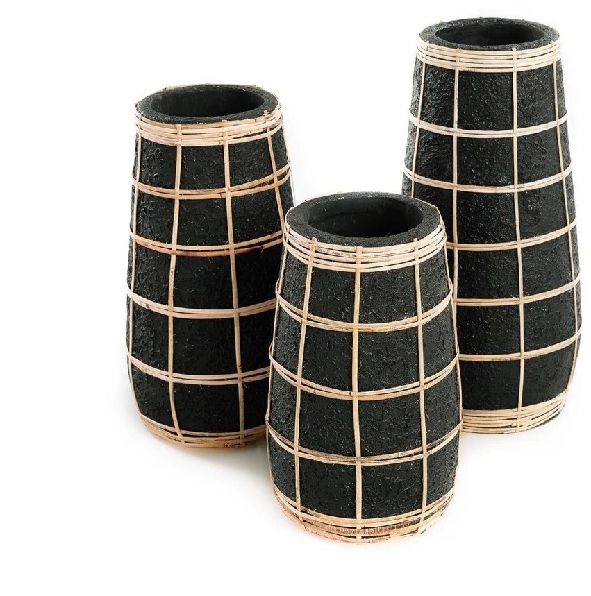 Bazaar Vaza, Cutie, 0,14x0,14x0,31 m, Juoda