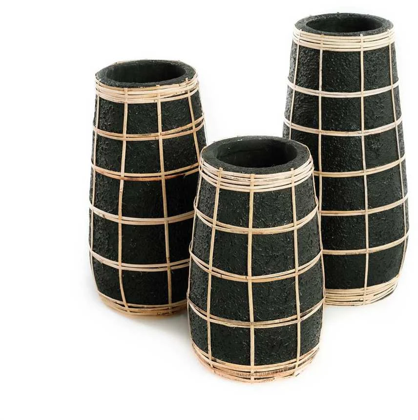 Bazaar Vaza, Cutie, 0,14x0,14x0,31 m, Juoda