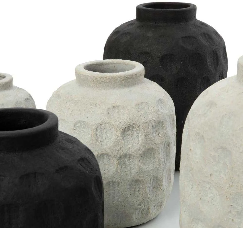 Bazaar Vaza, madinga, 16x16x18 cm, Betonas