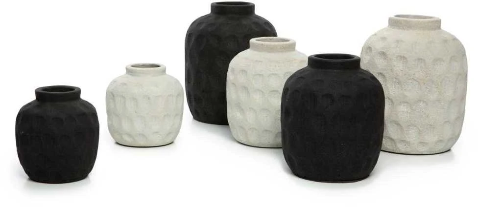 Bazaar Vaza, madinga, 16x16x18 cm, Betonas