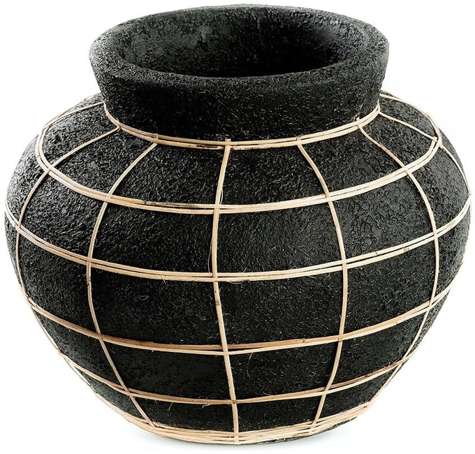 Bazaar Vaza, Pilvas, 0,29x0,29x0,23 m, Juoda
