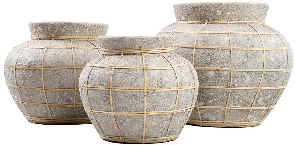 Bazaar Vaza, Pilvas, 0,33x0,33x0,27 m, Natūralus betonas