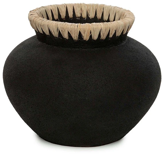 Bazaar Vaza, Styly, 25x25x19 cm, Juoda