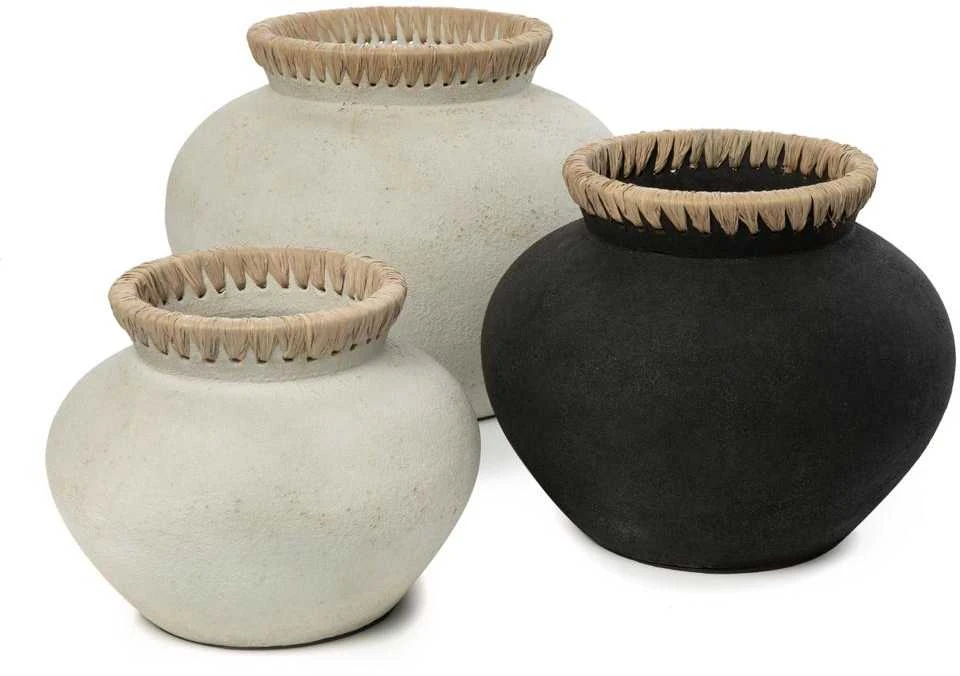 Bazaar Vaza, Styly, 25x25x19 cm, Juoda