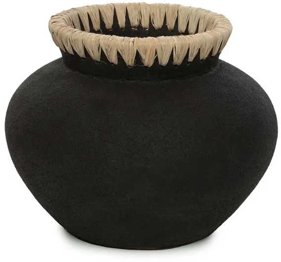 Bazaar Vaza, Styly, 25x25x19 cm, Juoda
