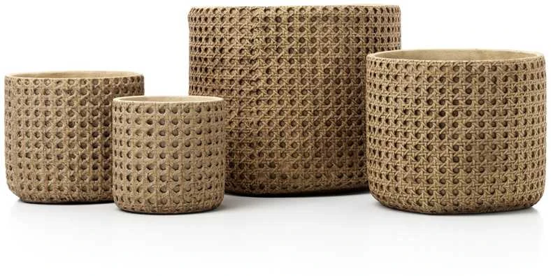 Bazaar Vazonas 12.5x12.5x12.5 cm Natūrali Betonas