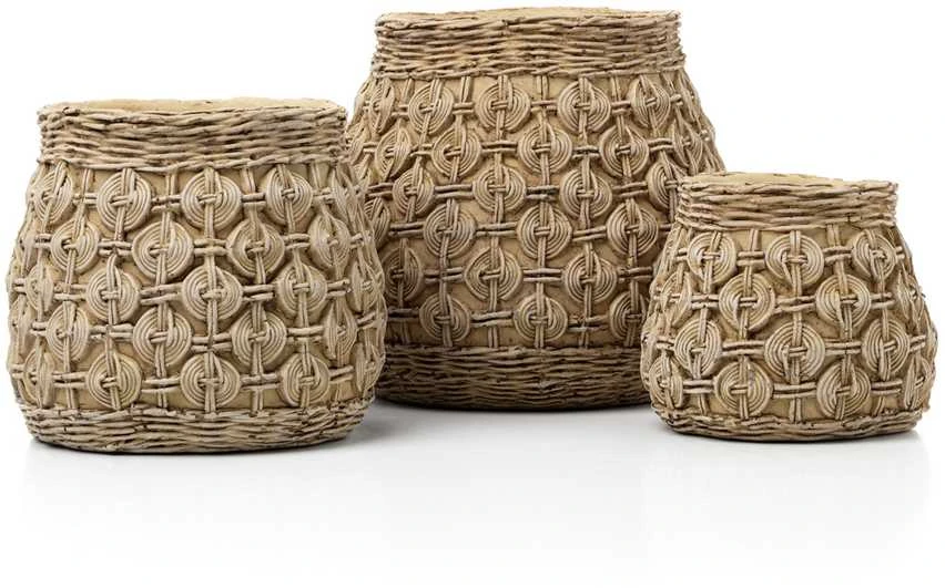 Bazaar Vazonas The Knot 23x23x20,2 cm Natūralus, Betonas