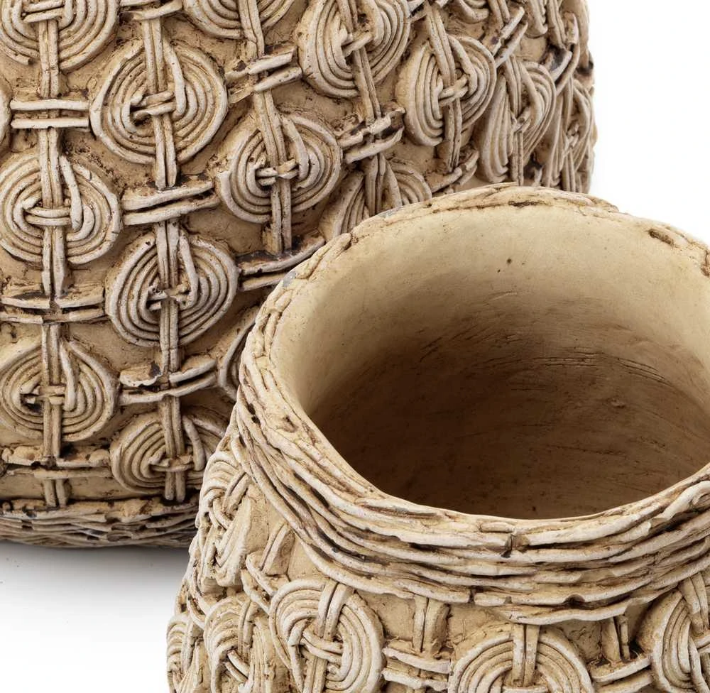 Bazaar Vazonas The Knot 23x23x20,2 cm Natūralus, Betonas