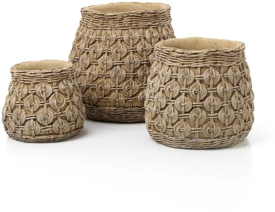 Bazaar Vazonas The Knot 23x23x20,2 cm Natūralus, Betonas