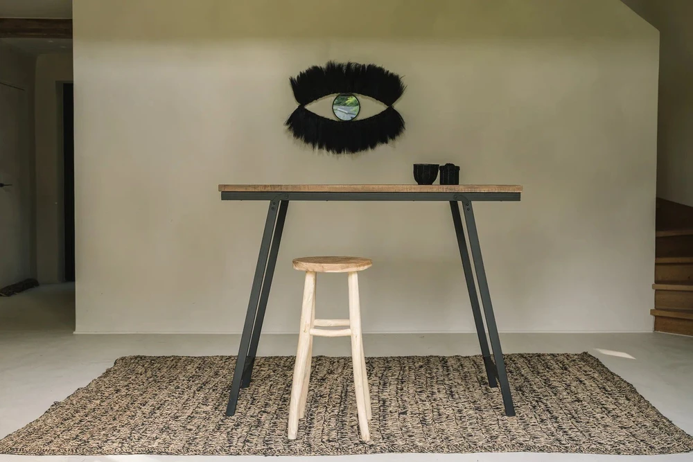 Bazaar Veidrodis, juoda akis, 0,02x1x0,6 m, juoda