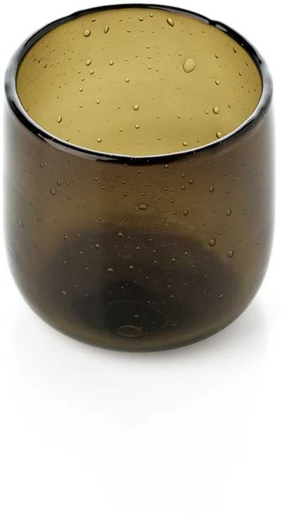 Bazaar Žvakidė Éclat Cognac 9x9x9 cm ruda stiklas