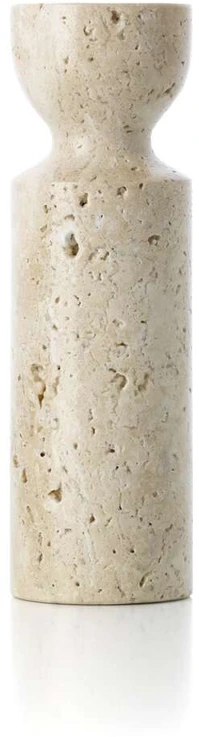 Bazaar Žvakidė, Travertino smėlio laikrodis, 5x17,5x5 cm, smėlio spalvos