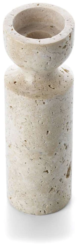 Bazaar Žvakidė, Travertino smėlio laikrodis, 5x17,5x5 cm, smėlio spalvos