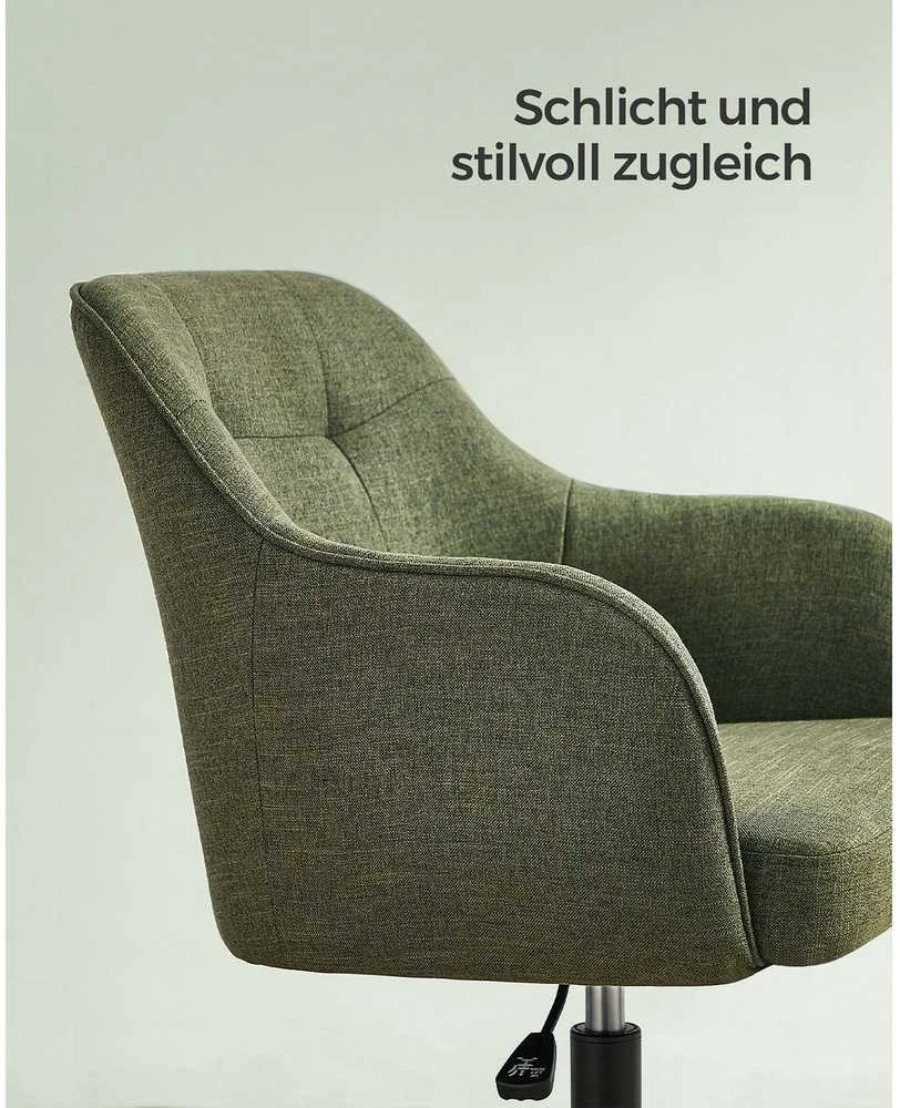 Songmics Namų biuro kėdė žalia