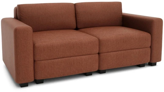 Citysofa 2 vietų modulinė sofa GRACIA - Terakota