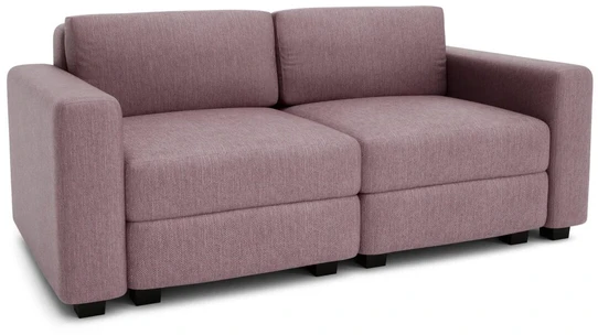 Citysofa 2 vietų modulinė sofa GRACIA - Dulsvai rožinė