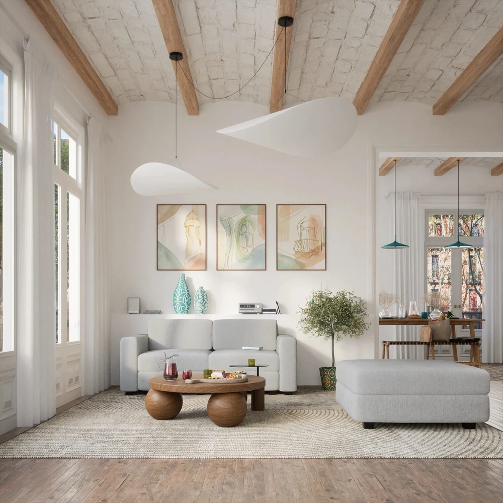 Citysofa 2 vietų modulinė sofa GRACIA - Pilka