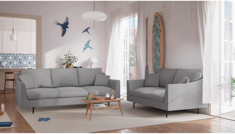 Citysofa 2 vietų sofa Alfama - Pilka