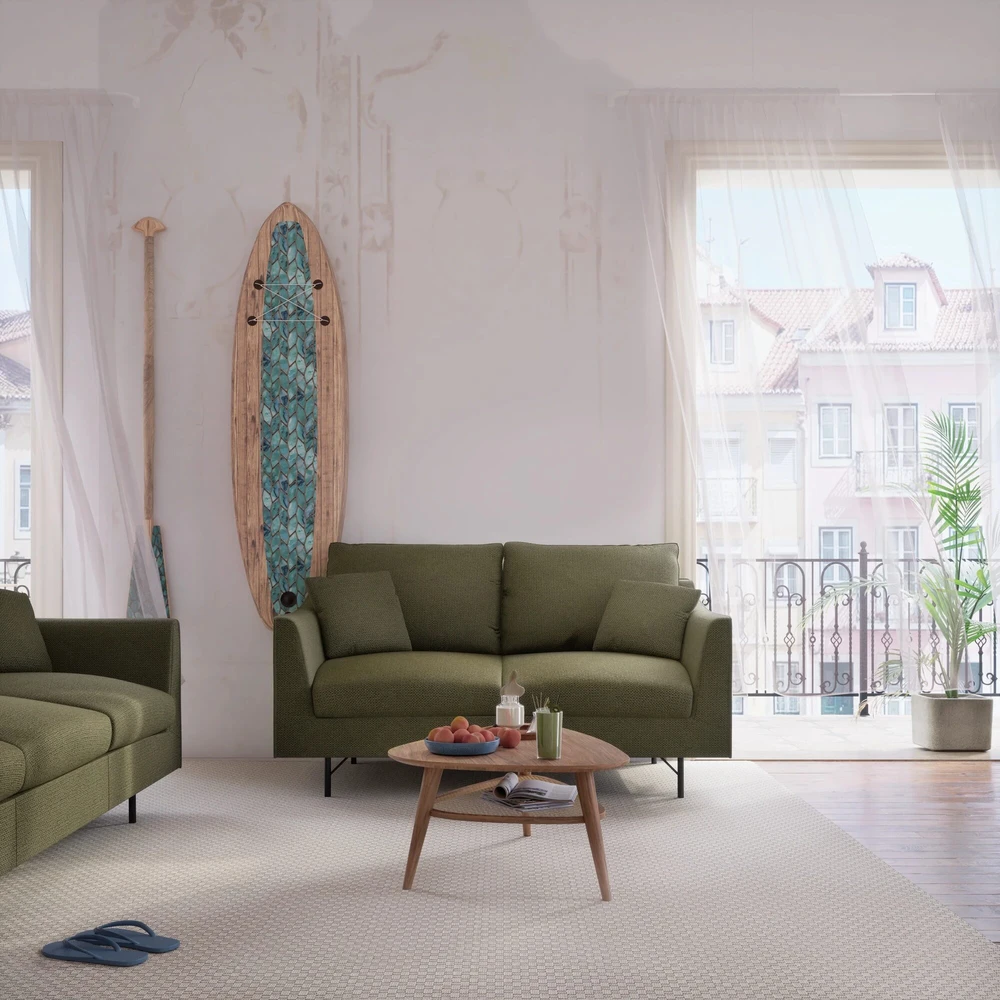 Citysofa 2 vietų sofa Alfama - Žalia