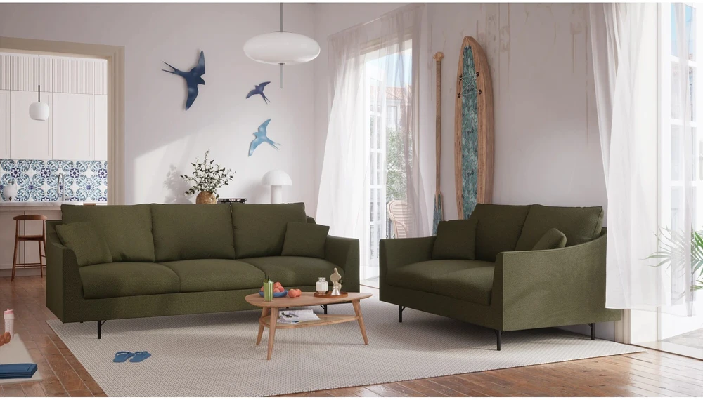 Citysofa 2 vietų sofa Alfama - Žalia