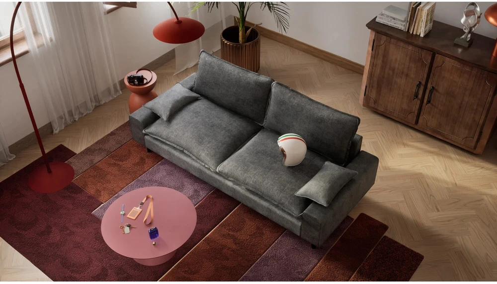 Citysofa 2 vietų sofa Aventine - Grafito