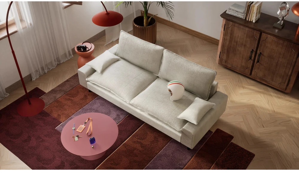 Citysofa 2 vietų sofa Aventine - Kreminė