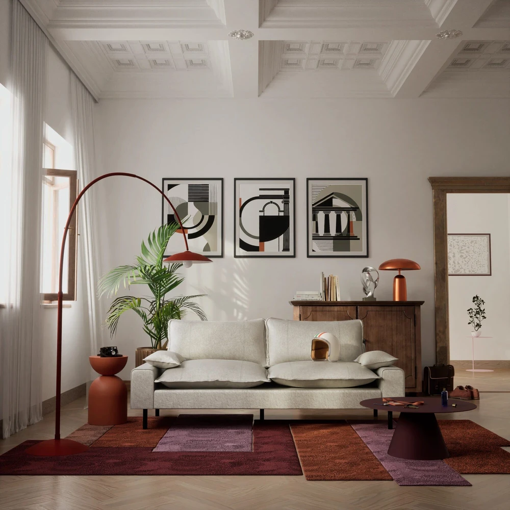 Citysofa 2 vietų sofa Aventine - Kreminė