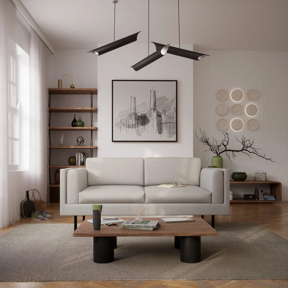 Citysofa 2 vietų sofa Chelsea - Kreminė