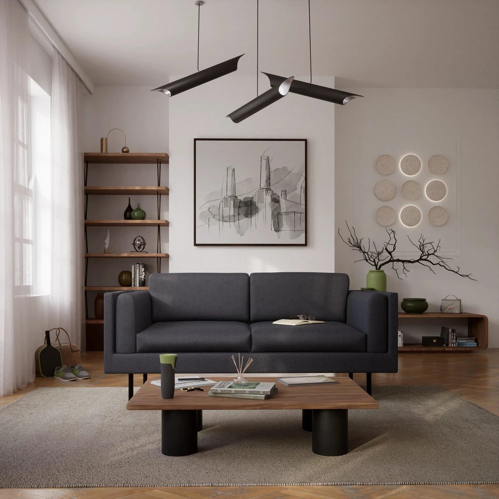 Citysofa 2 vietų sofa Chelsea - Pilka