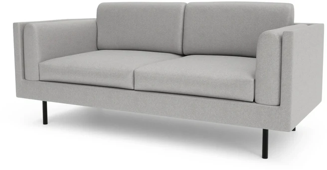 Citysofa 2 vietų sofa Chelsea - Sidabro